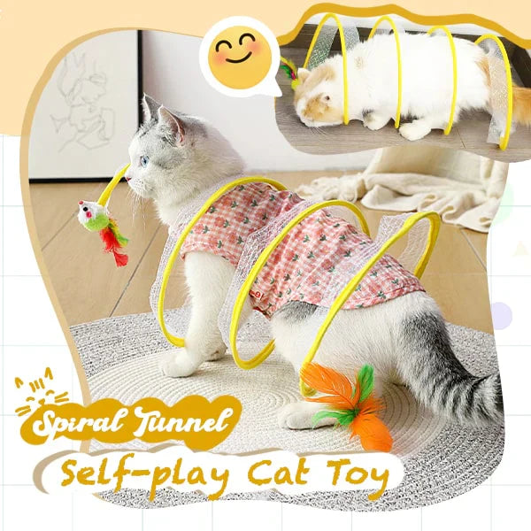 PlayTime - Interactive Cat Coil Tunnel Toy