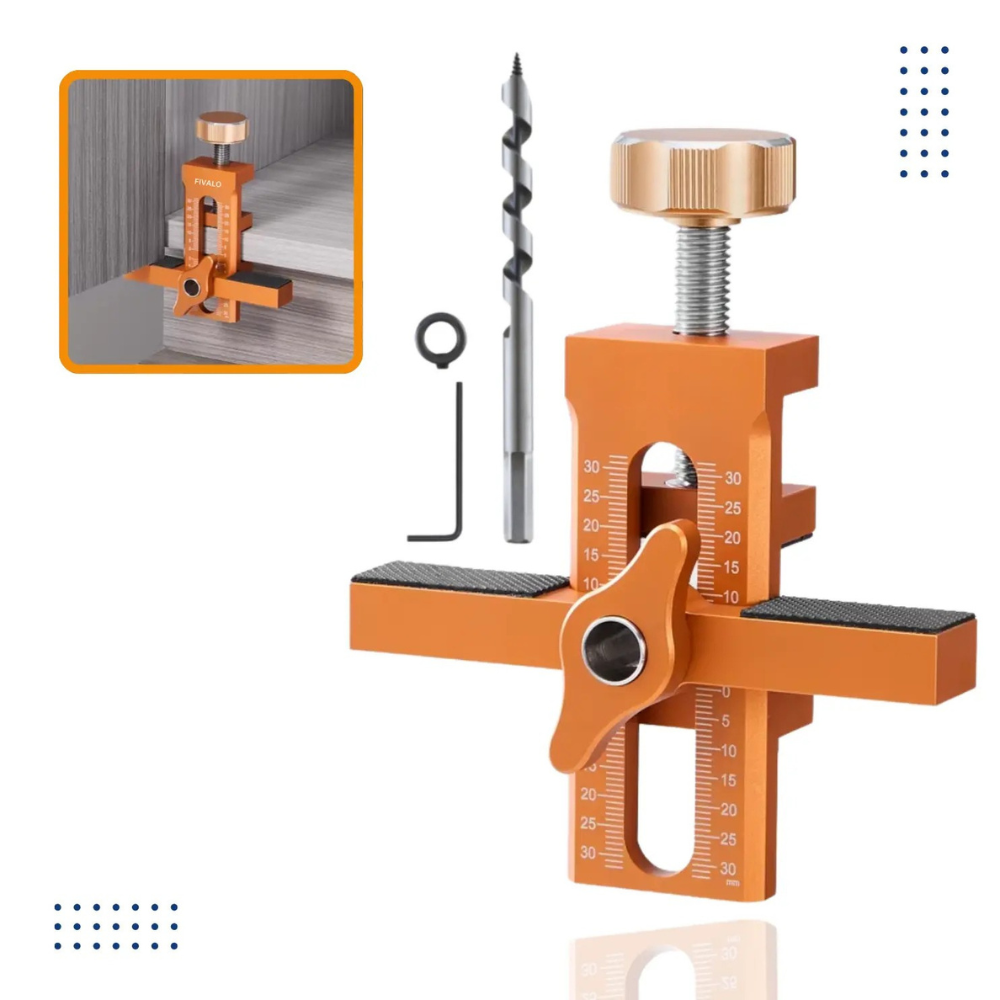 2-in-1 Adjustable Cabinet Door Installation Jig