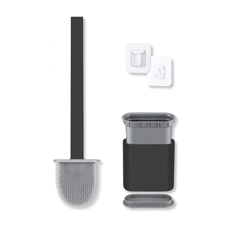 Silicone Toilet Brush Set