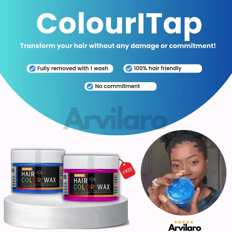 ColourTap – dočasný vosk na barvení vlasů