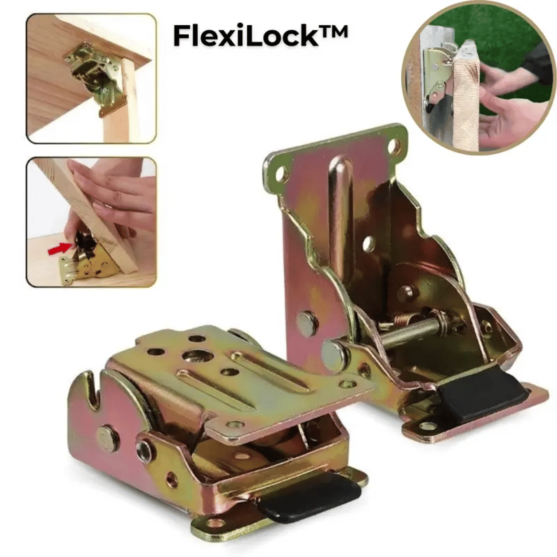 FlexiLock - 90° Self-Locking Folding Hinges