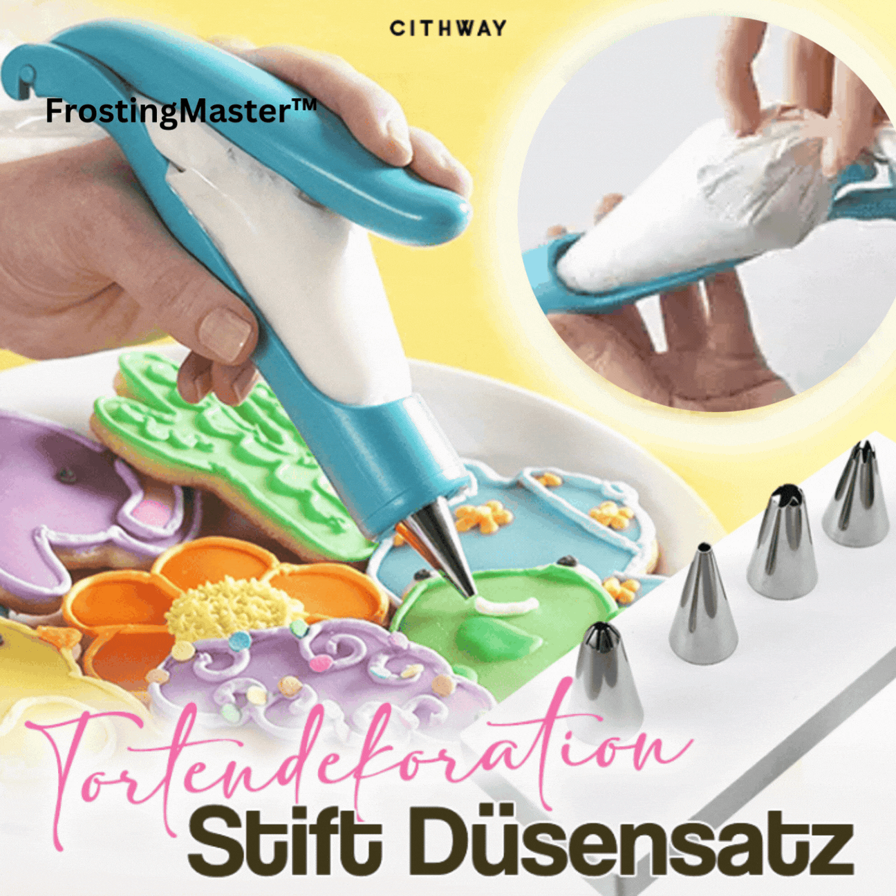 SwirlCraft – sada na zdobení dortů