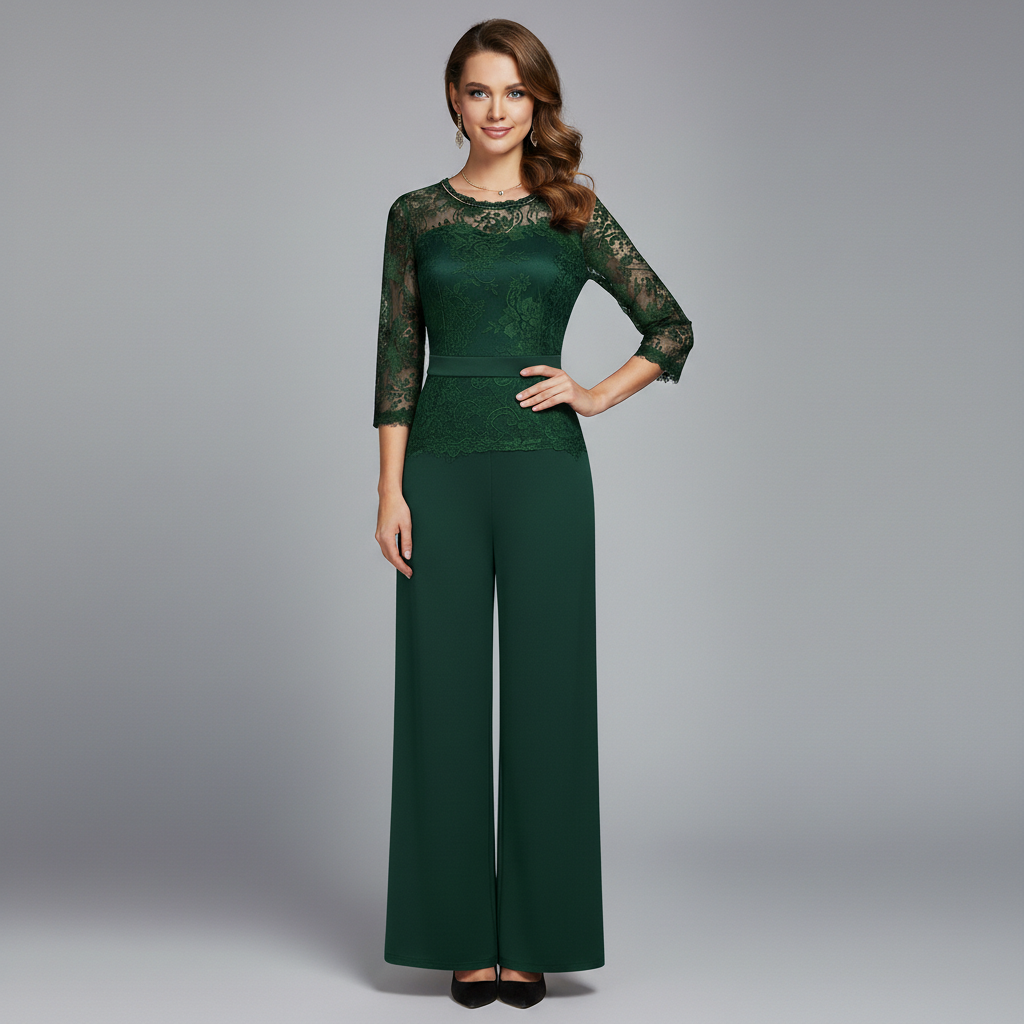 Diana - Elegant Jumpsuit | Lace Evening Jumpsuit