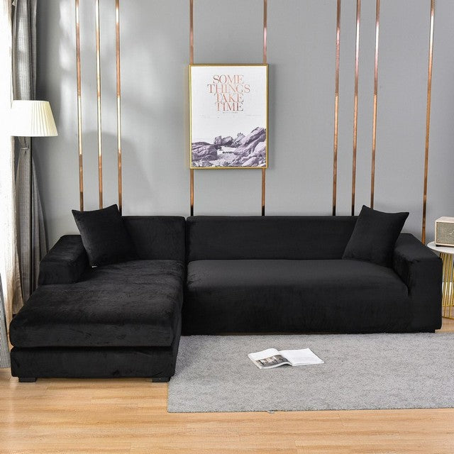 LuxurySofa - Stretch Velvet Sofa Cover