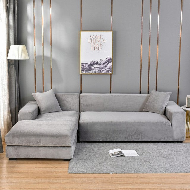 LuxurySofa - Stretch Velvet Sofa Cover