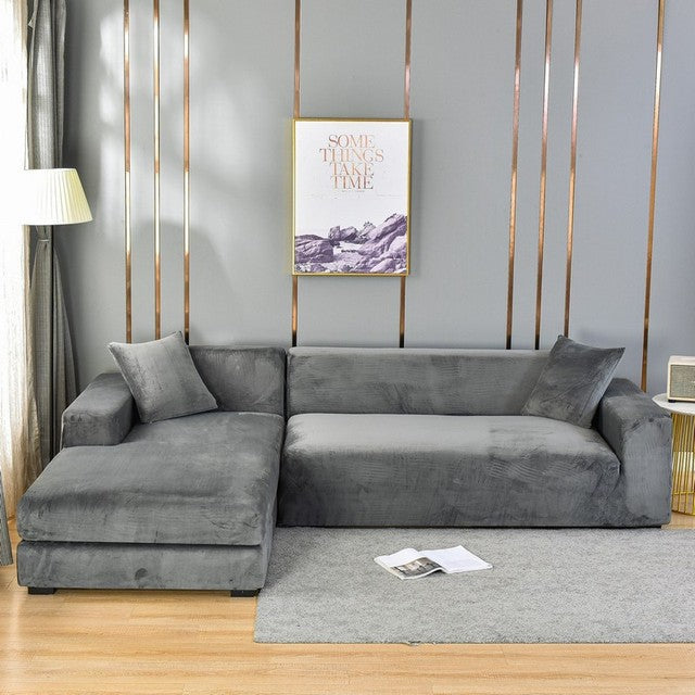 LuxurySofa - Stretch Velvet Sofa Cover