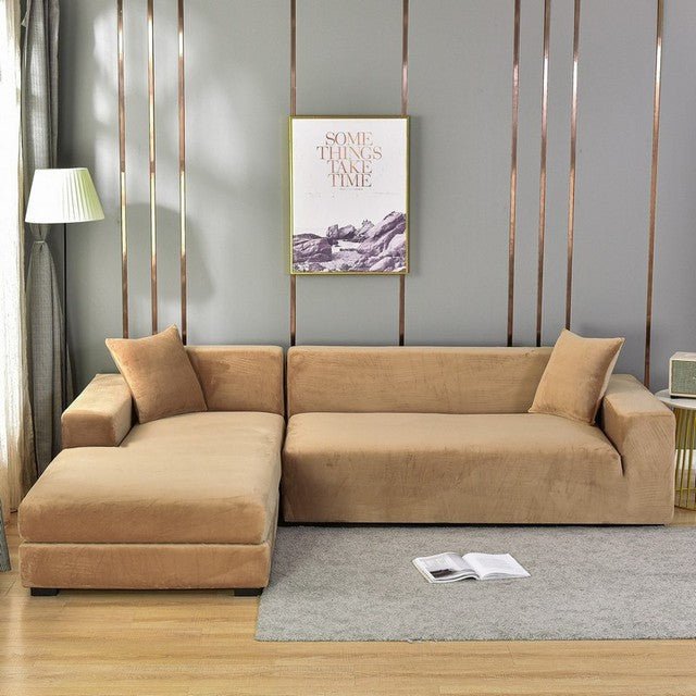LuxurySofa - Stretch Velvet Sofa Cover
