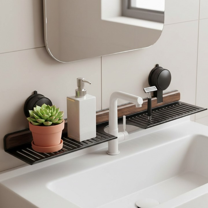 AquaShelf - Wall-Mounted Sink Organizer