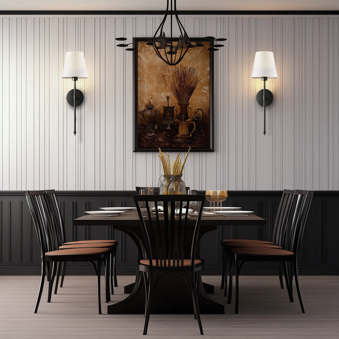 LuxeGlow – Bezdrátová nástěnná lampa (sconce)