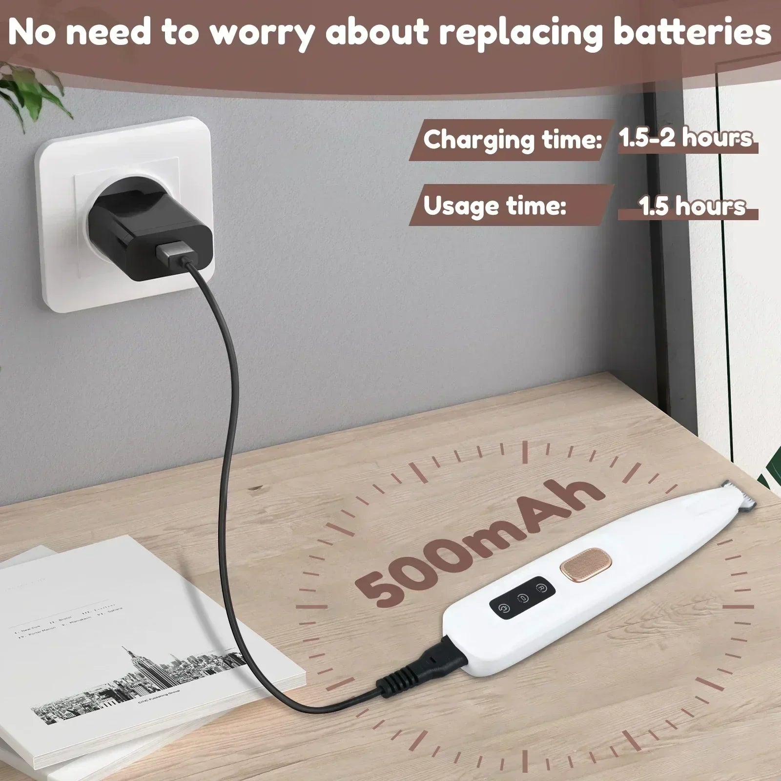 PawPerfect – dobíjecí zastřihovač drápků pro domácí mazlíčky s LED světlem