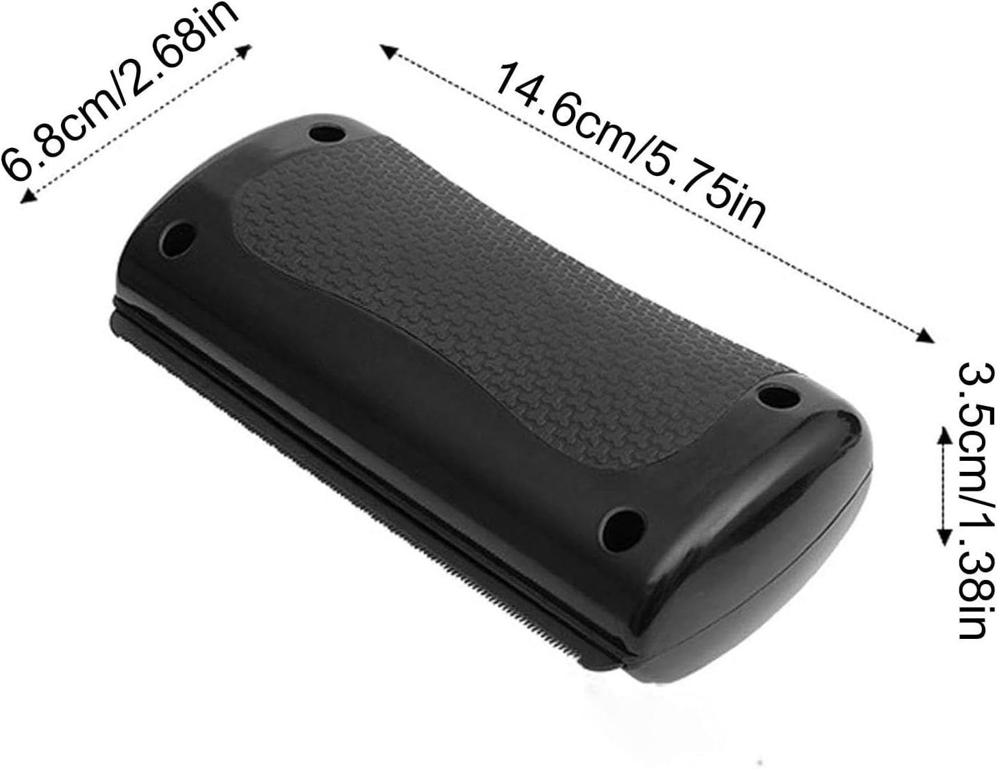 Pet Grooming Brush with Stainless Steel Shedding Blade