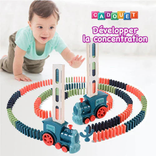DominoDash – automatická sada s domino vláčkem