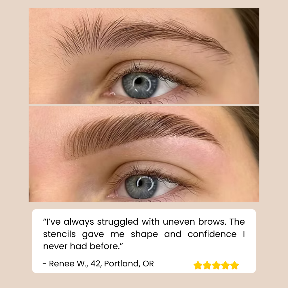 EylaSculpt — Eyebrow Stamp Kit for Defined Natural Looking Brows