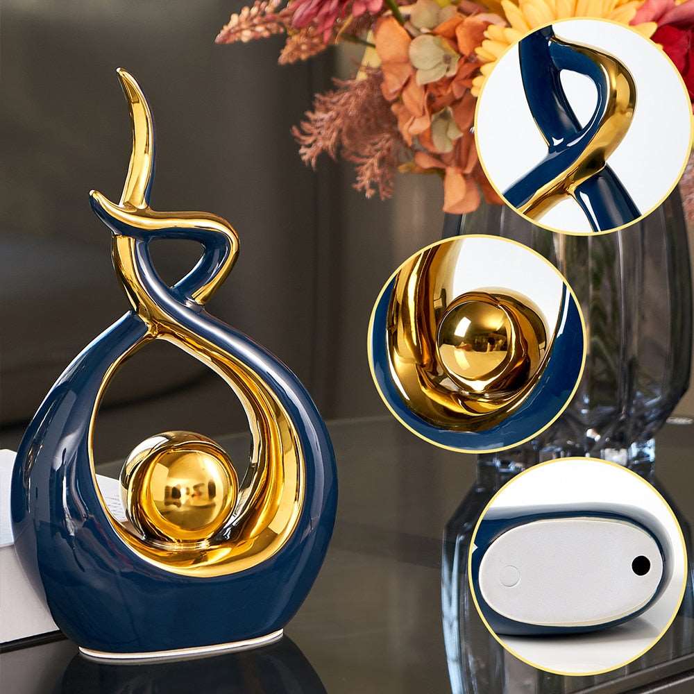LuxeForm - Abstract Ceramic Sculpture