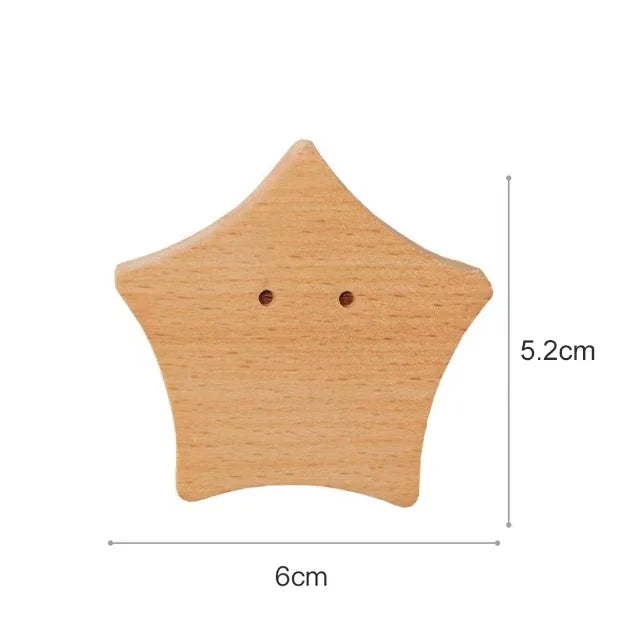 NordicPals - Ganci da Parete con Animali in Legno