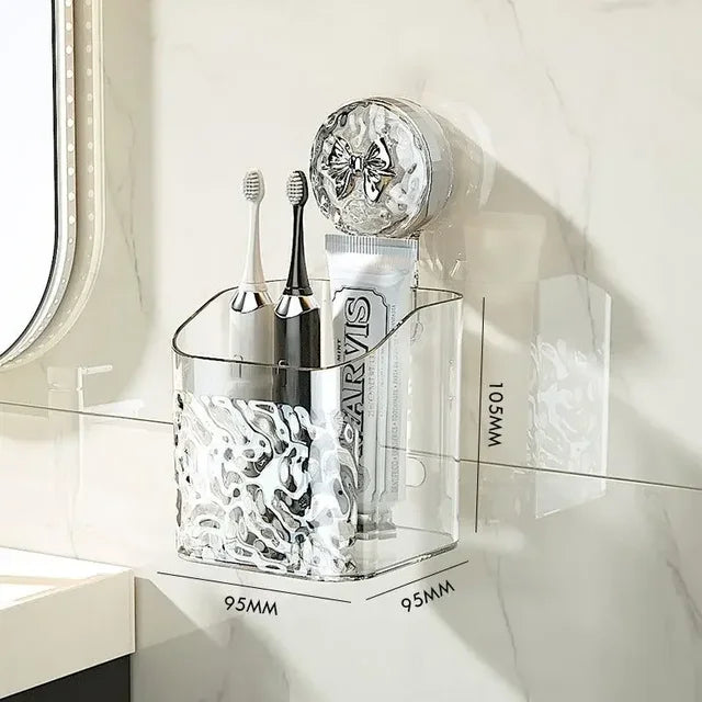 NestGrip - Clear Wall-Mounted Shower Caddy