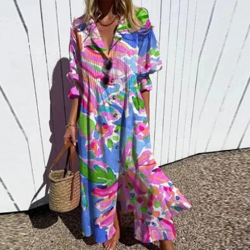 Melissa - Chic boho-maxikjole