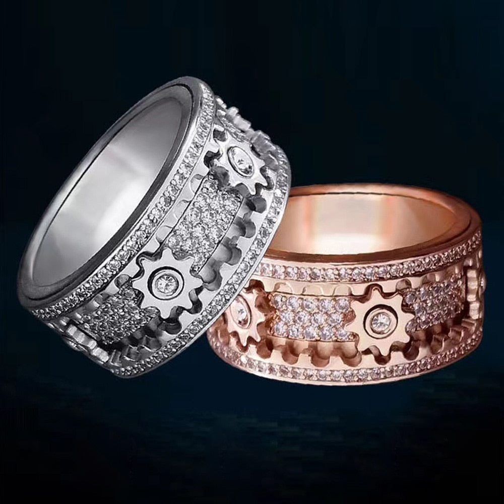 GearRing – otočný prsten s ozubeným spinnerem