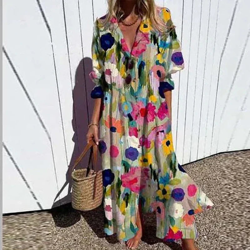 Melissa - Chic boho-maxikjole