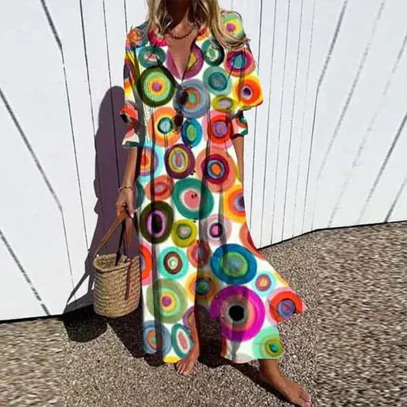 Melissa - Chic boho-maxikjole