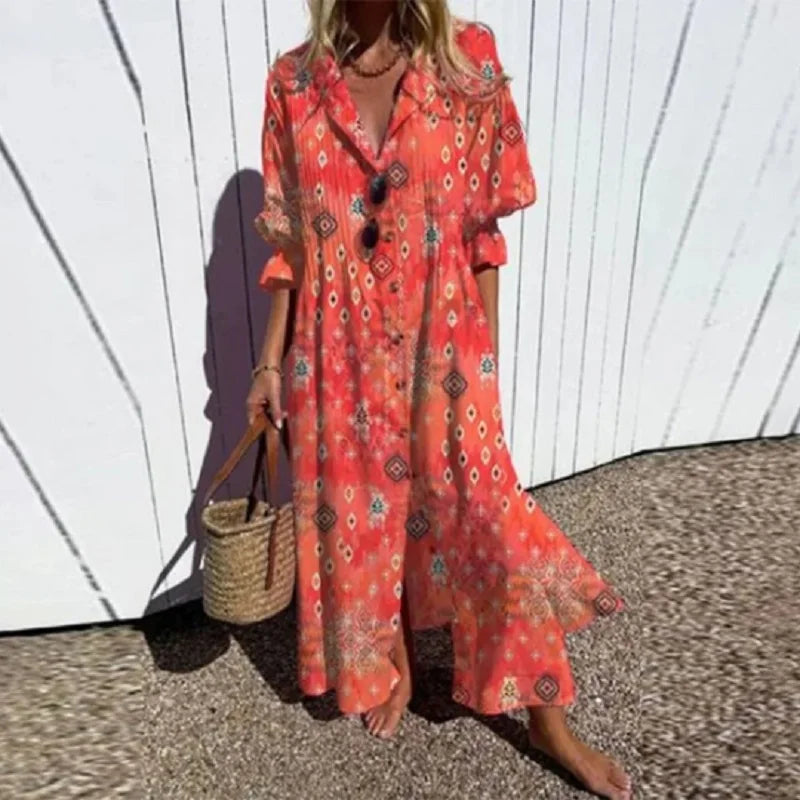 Melissa - Chic boho-maxikjole