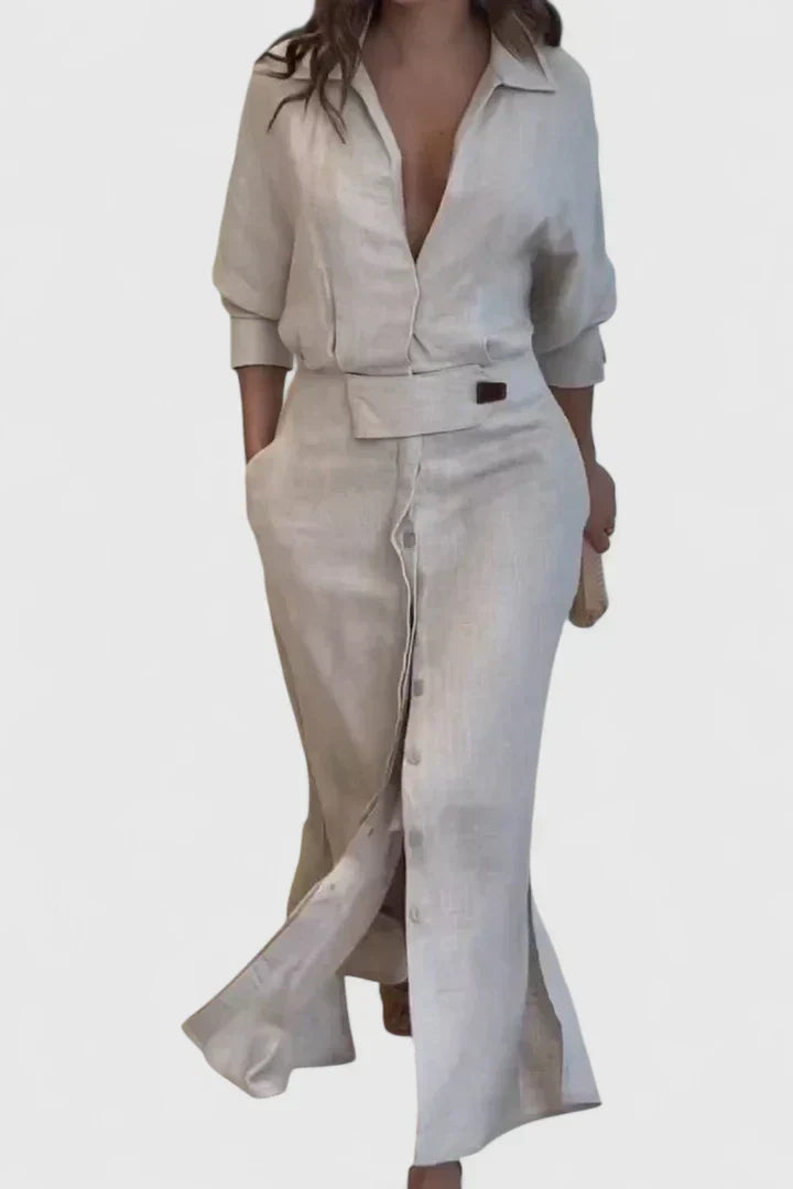 Monique - Elegantní dámské maxi šaty