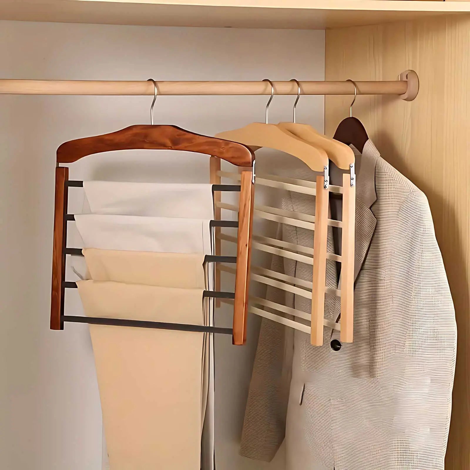 Varden Multi-Tier Hanger – Space-Saving Closet Organizer