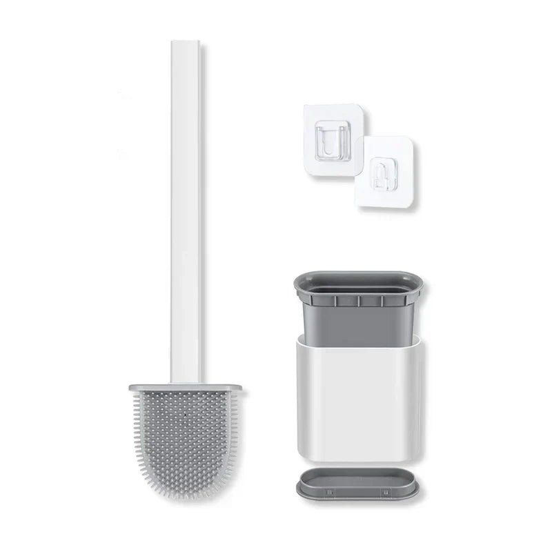 Silicone Toilet Brush Set
