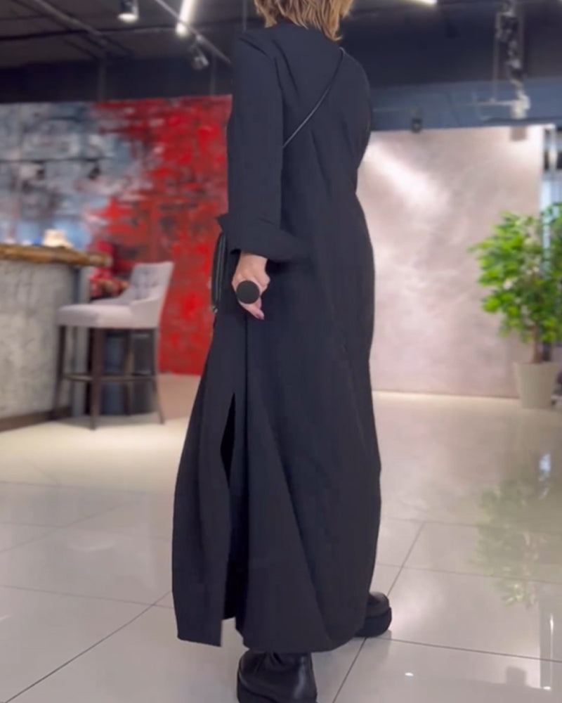 Tara - Elegantní splývavé dámské maxi šaty