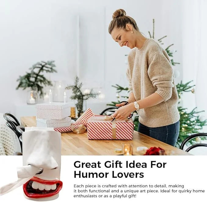 HappyFace - Funny Tissue Box Cover