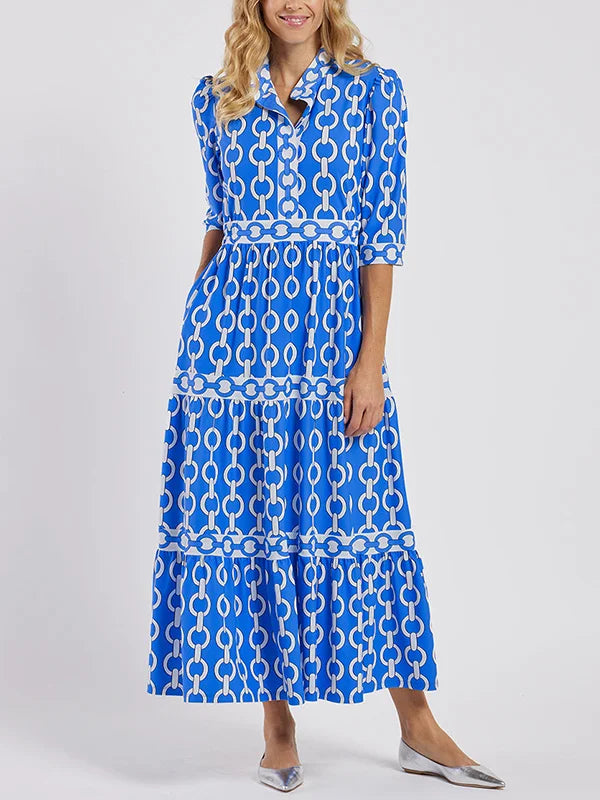 Alyana - Abito midi da donna con dettaglio a catena