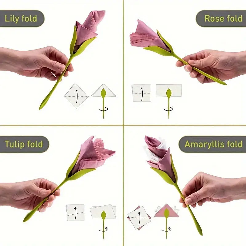 NapkinBloom – sada pomůcek na skládání květin z ubrousků