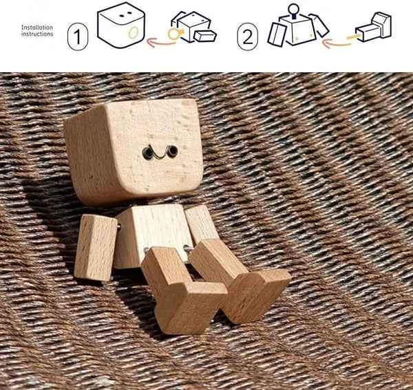 SwayMate — Handcrafted Wooden Swing Figure