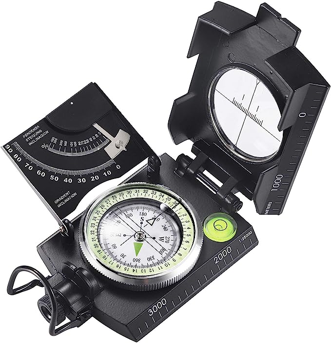 Multifunctional Lensatic Compass with Sighting & Inclinometer