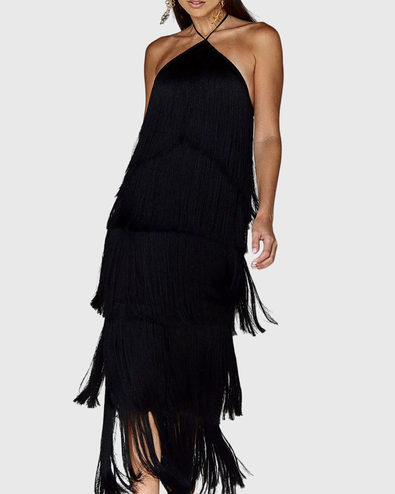 Artiselle - Elegent Women Tassel Dress