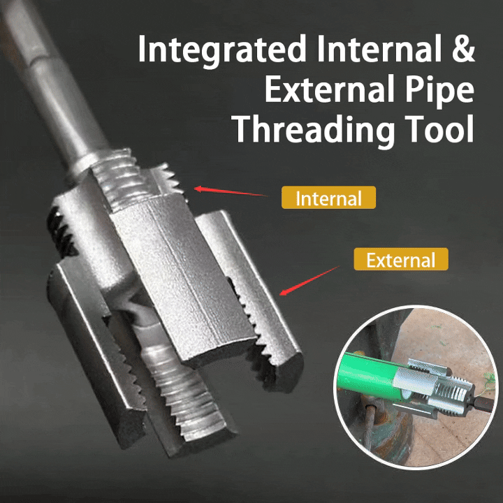 FlowThread — Internal and External Pipe Threading Tool for Repair