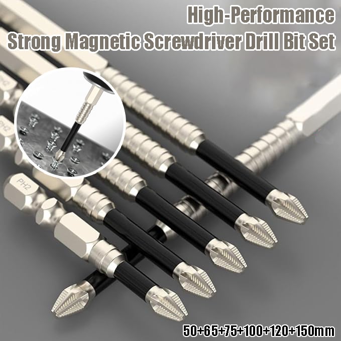 GripForce – Magnetisches Bohrer-Set zum Entfernen beschädigter Schrauben