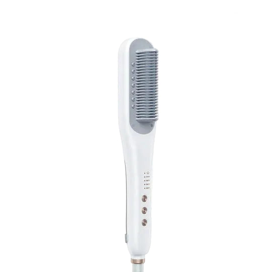Steam Hair Straightening Brush for Smooth and Frizz-Reduced Styling