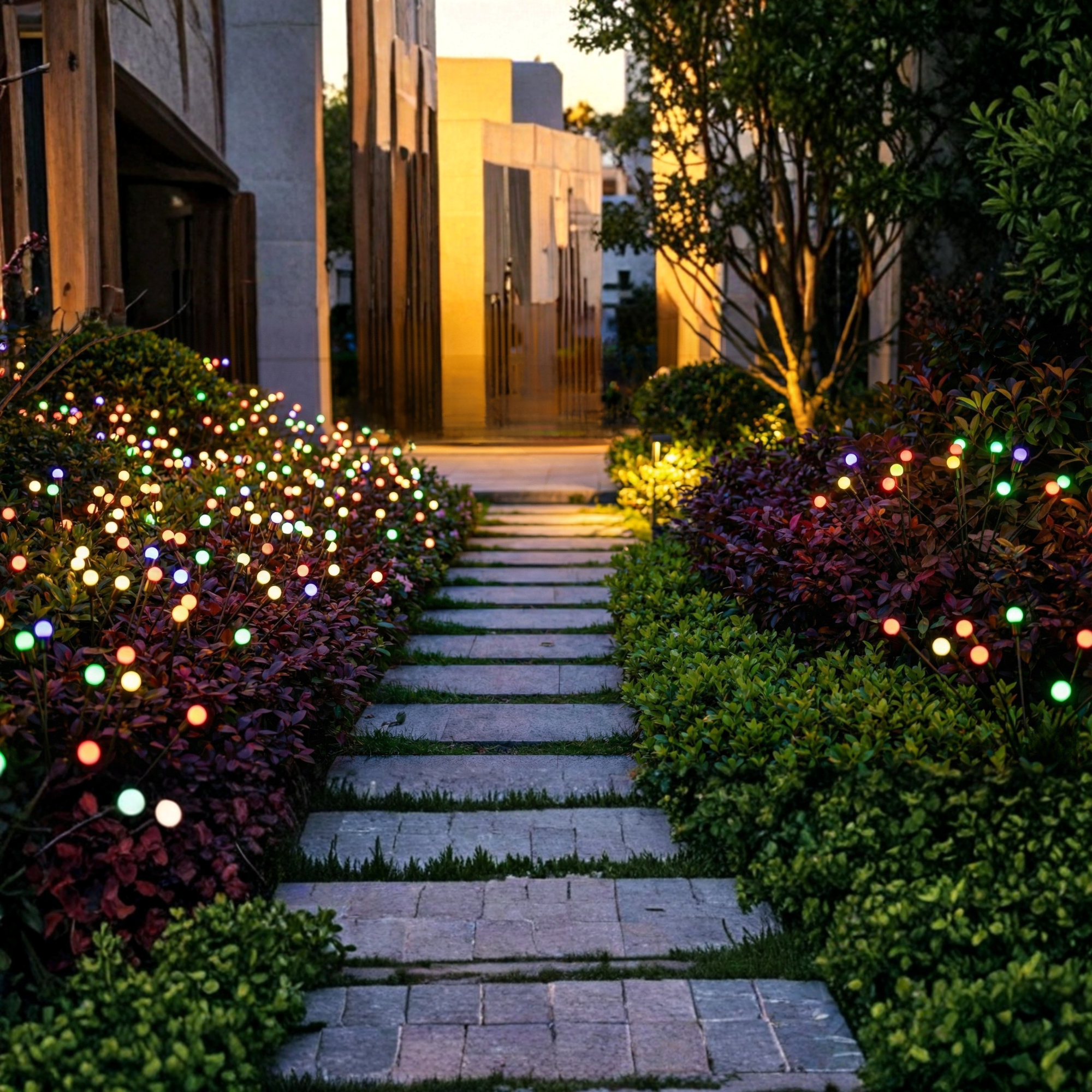 GlowBurst - Solar Garden Firework Lights