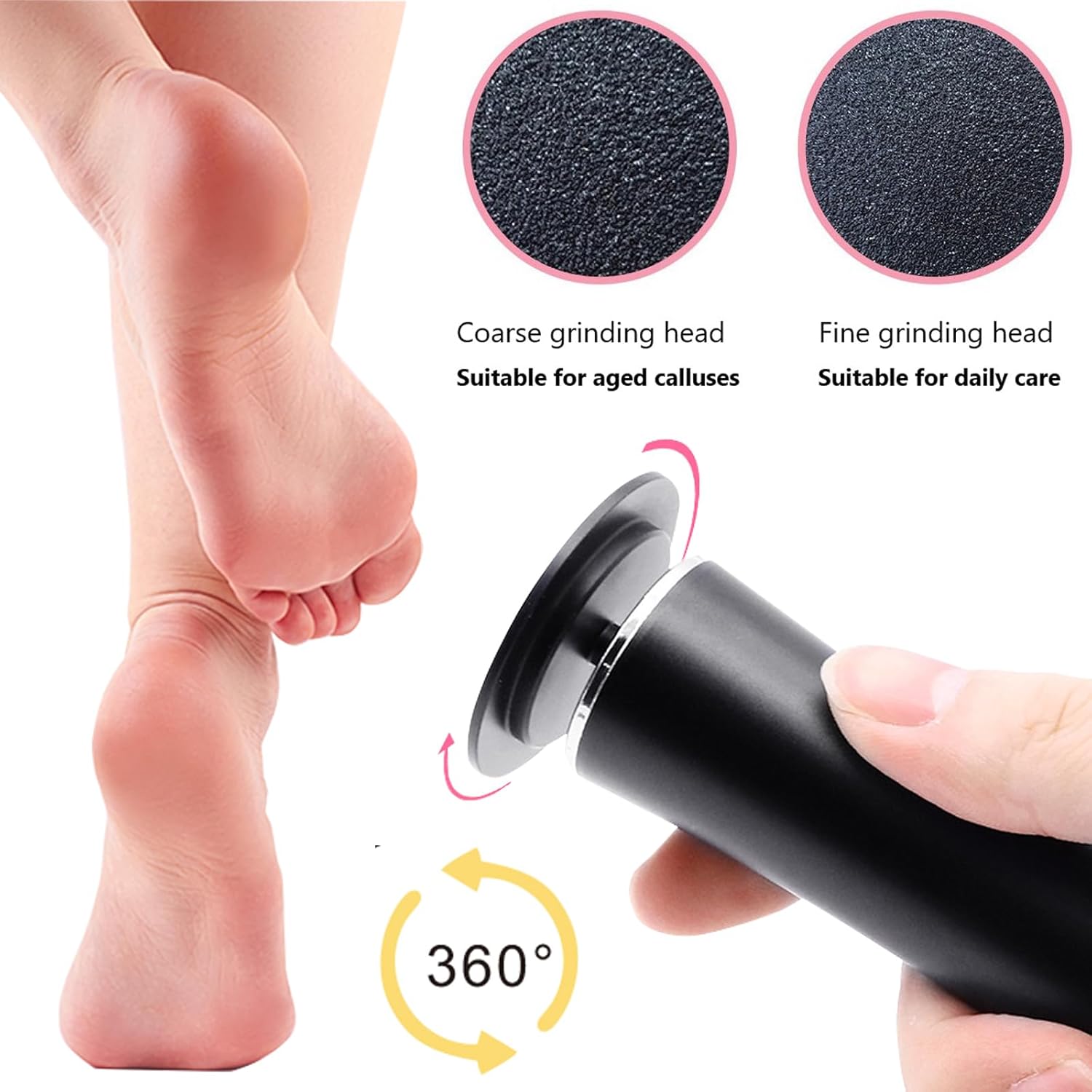 VelvetStep — Electric Callus Remover for Feet