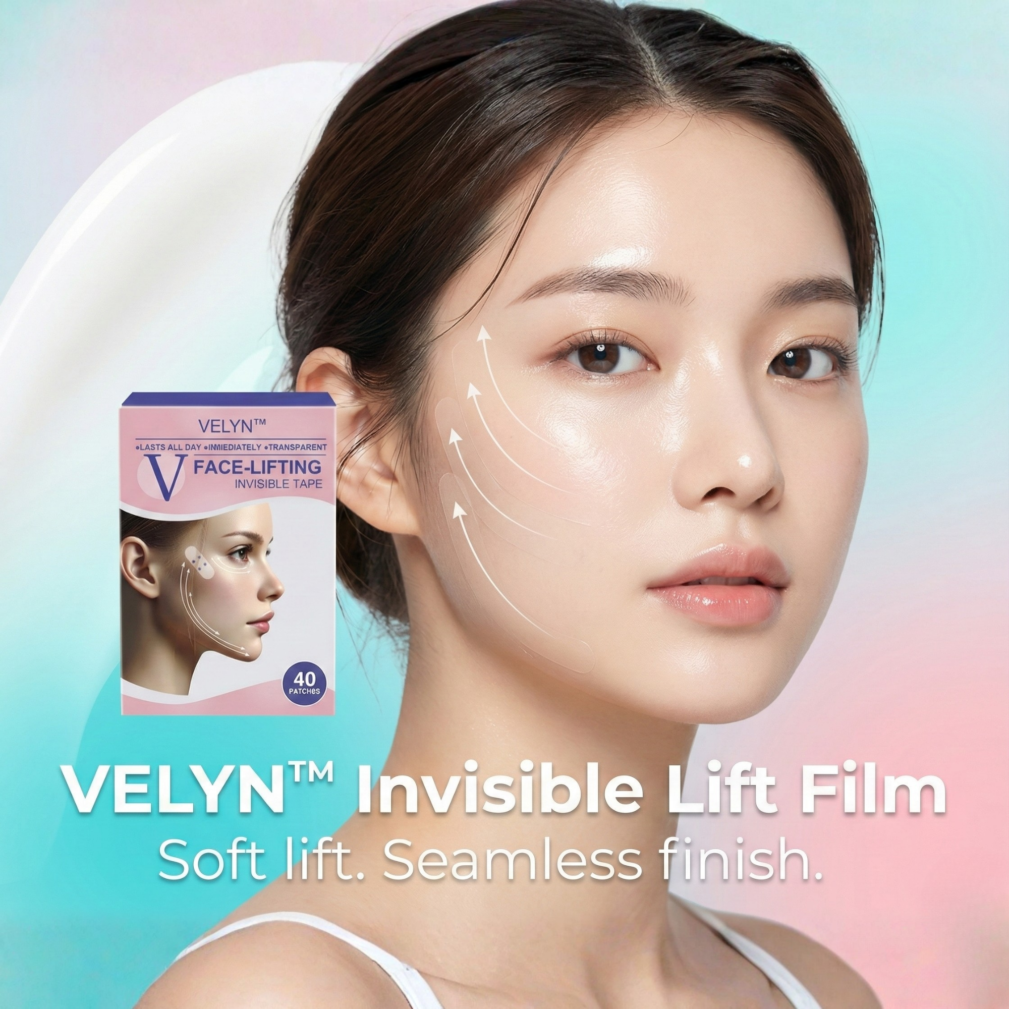 Invisible Face Lift Tape – Instant Lift & Contoured Appearance in Seconds