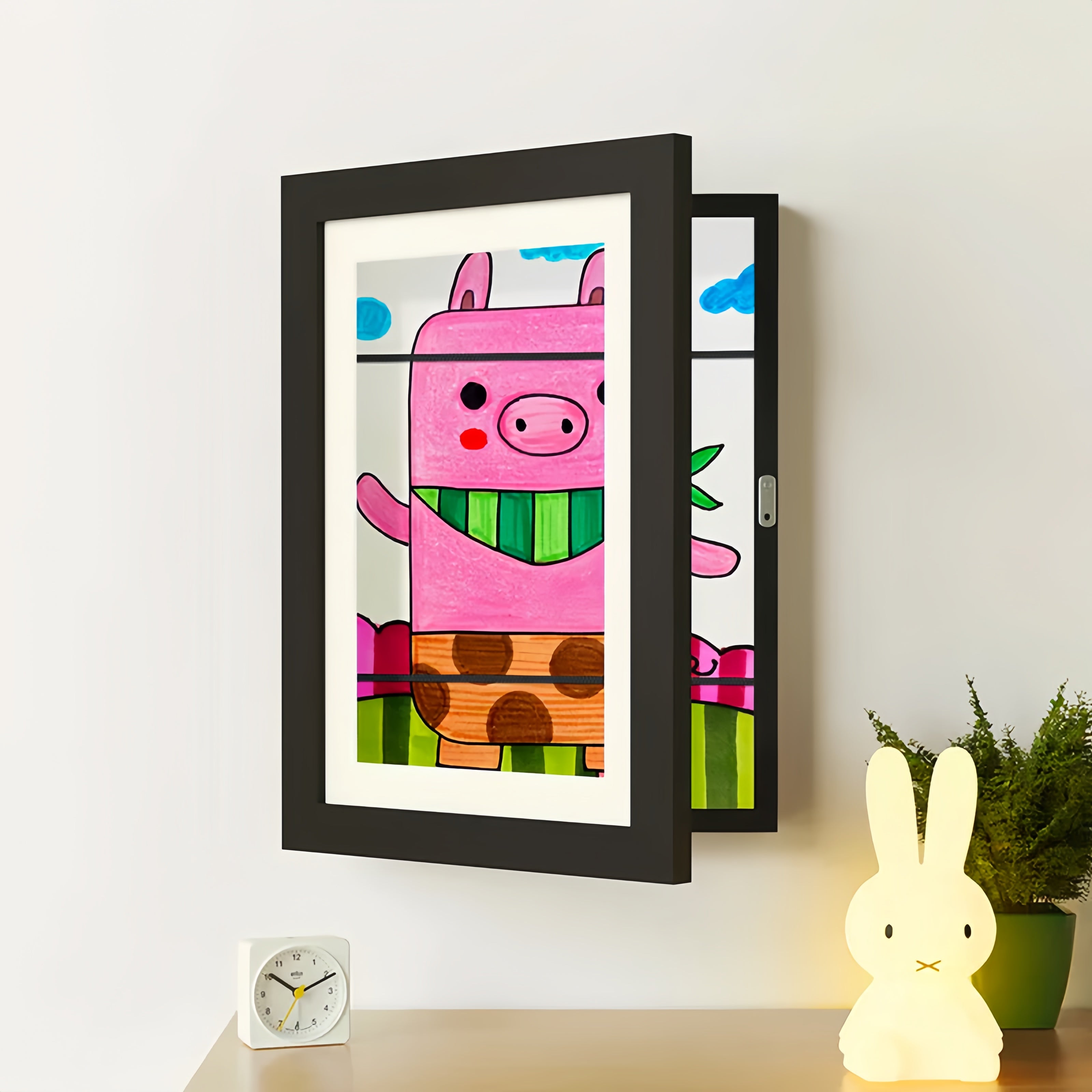 Kids Art Display Frame – Showcase, Protect & Store Precious Artwork