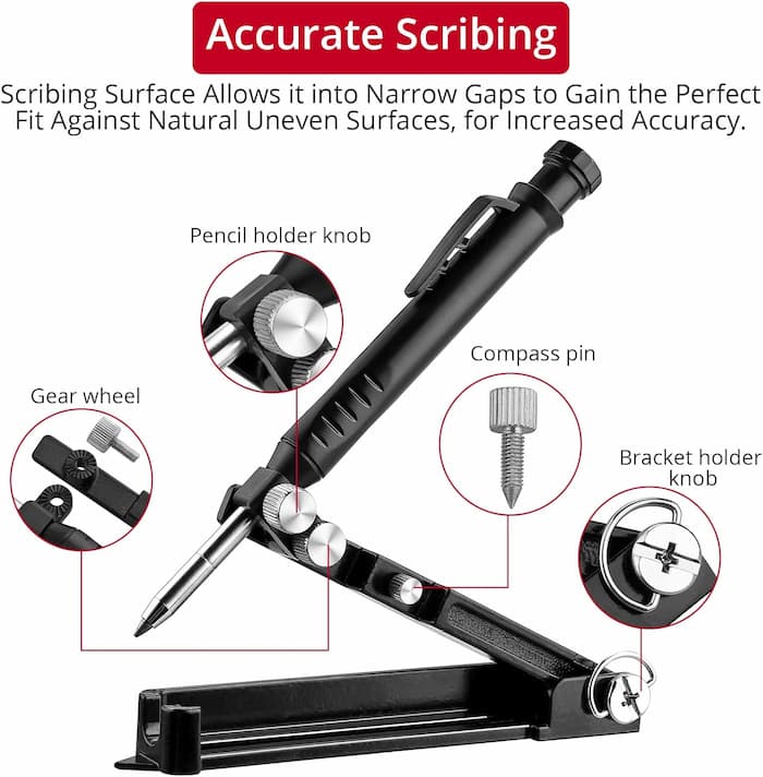 SteelMark Pro — Adjustable Deep Hole Construction Pencil Marker