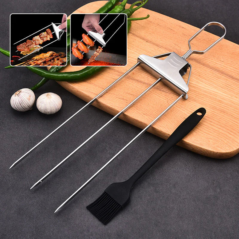 BlazeTrio Skewers — sada nerezových BBQ špízů