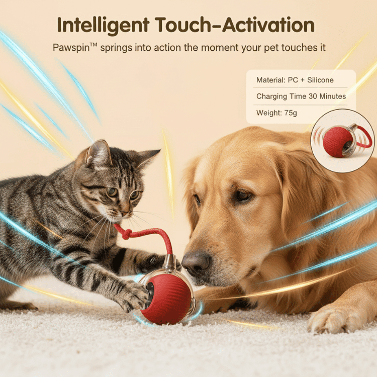 HunterOrb — Interactive Rolling Pet Toy Ball