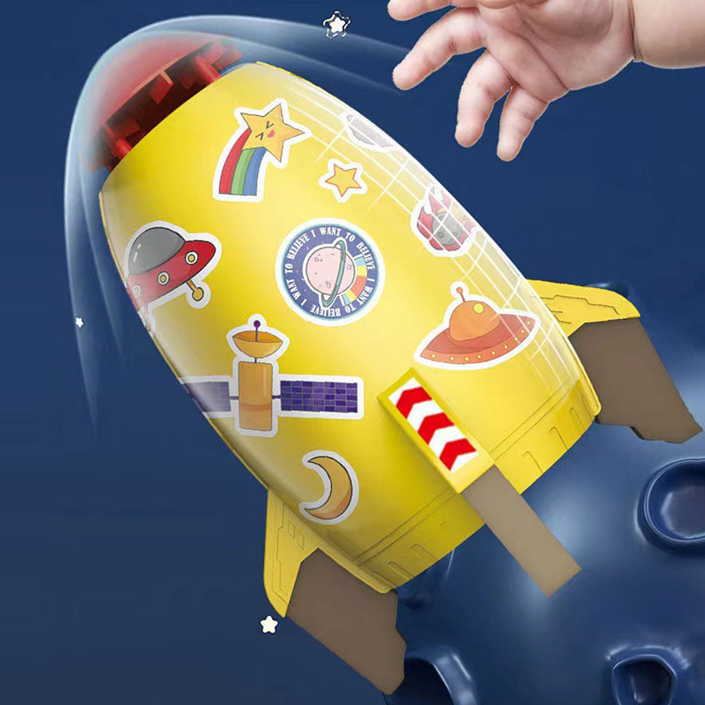 Rocket Water Sprinkler Toy for Outdoor Backyard Summer Play