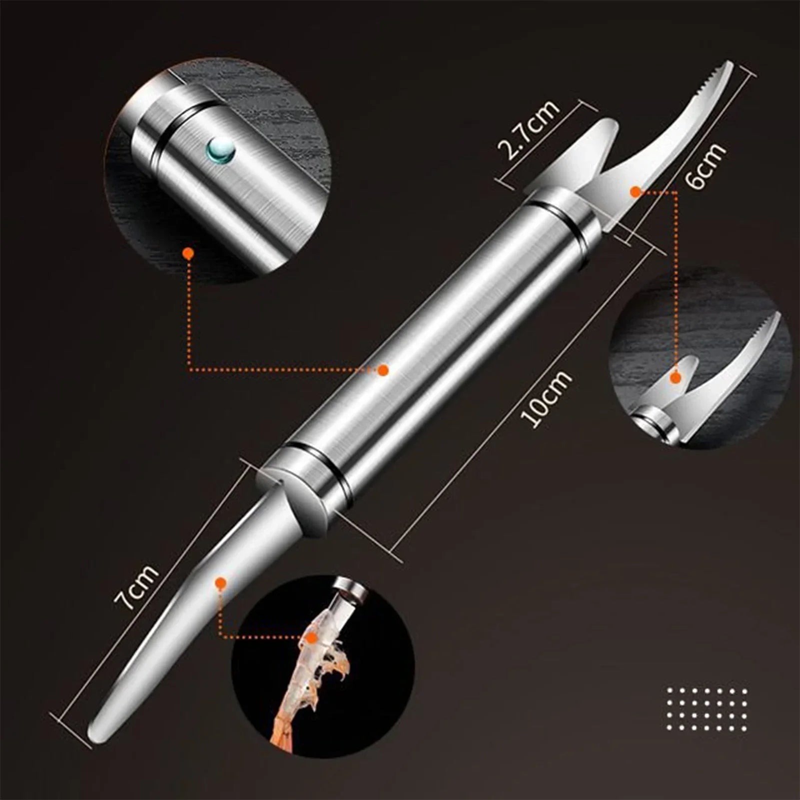 SeaMaster – 5v1 nůž na přípravu krevet a ryb