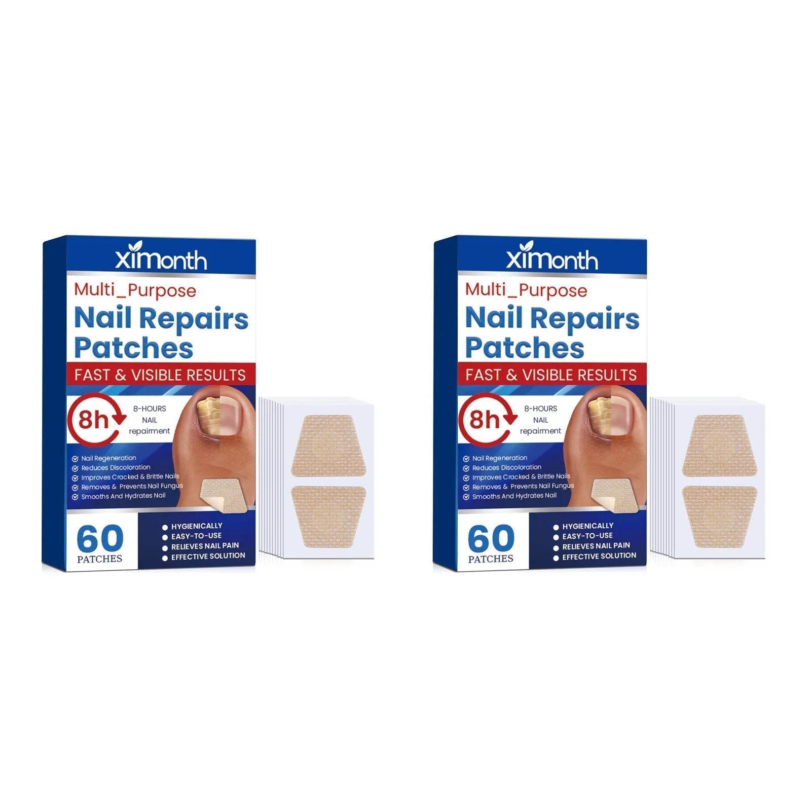 Nail Care Repair Patches for Damaged and Discolored Nails