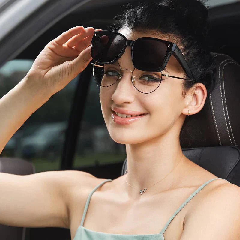 Fit-Over Sunglasses for Prescription Glasses – Lightweight & Secure