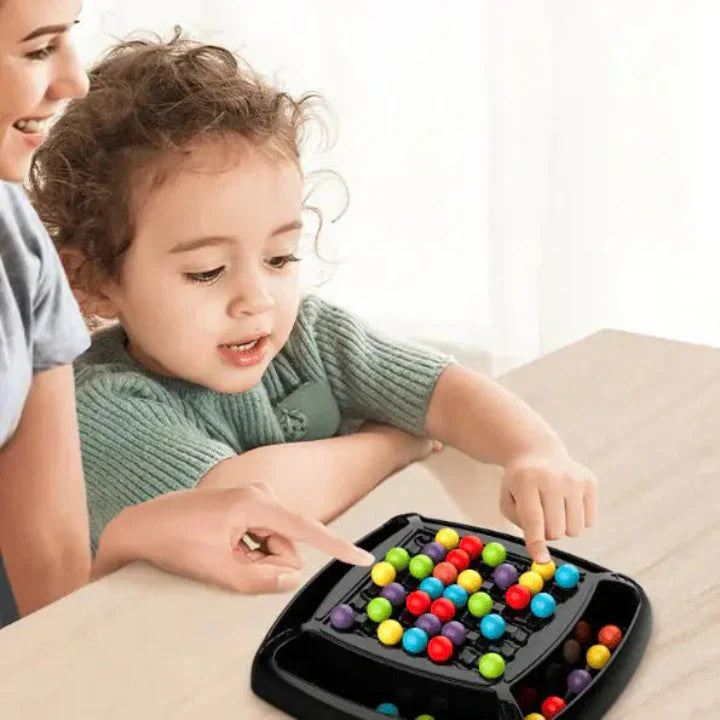 Rainbow Ball Logic Puzzle Board Game for Kids & Adults